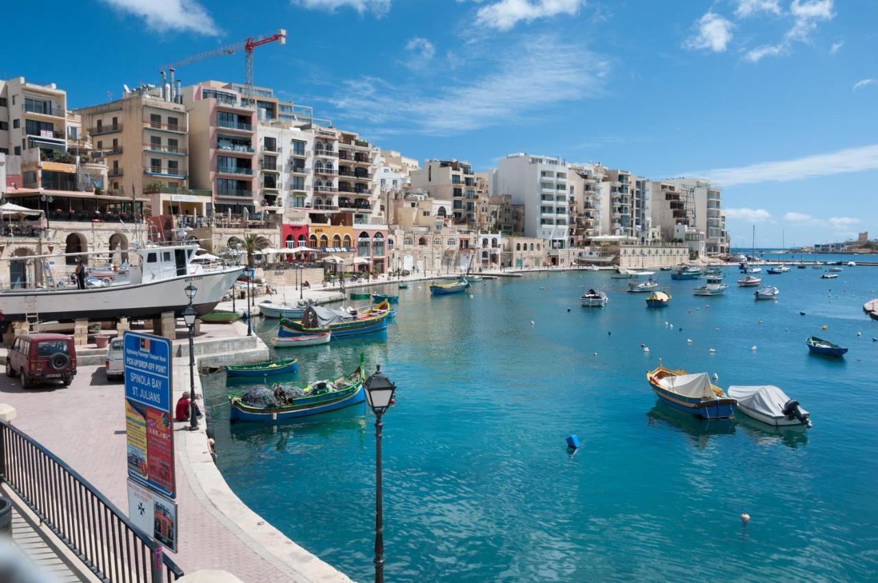 Modern 1Br Apartment In Central St Julian'S San Ġiljan Buitenkant foto
