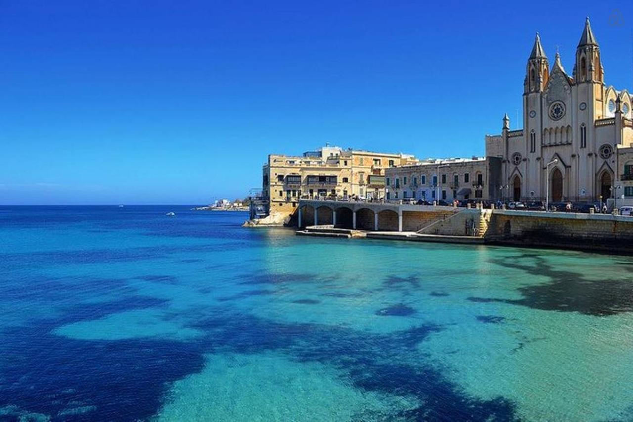 Modern 1Br Apartment In Central St Julian'S San Ġiljan Buitenkant foto